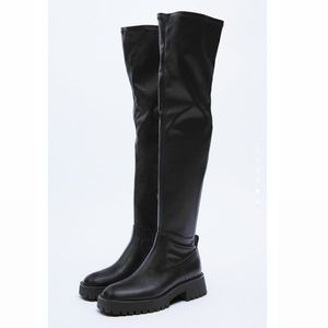 High knee zara boots
